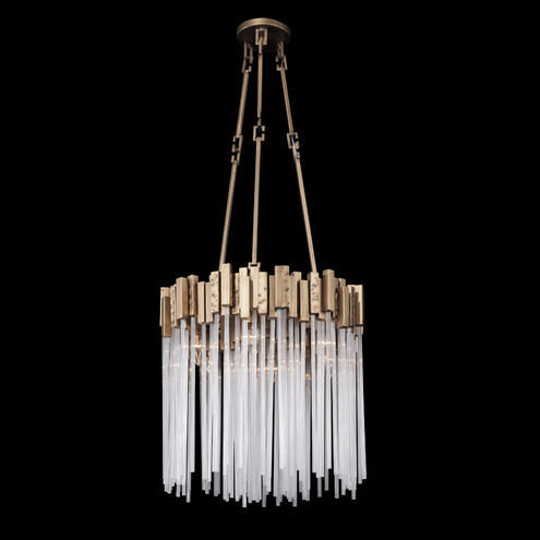 Matrix 6 Light 18.5 inch Havana Gold Pendant Ceiling Light