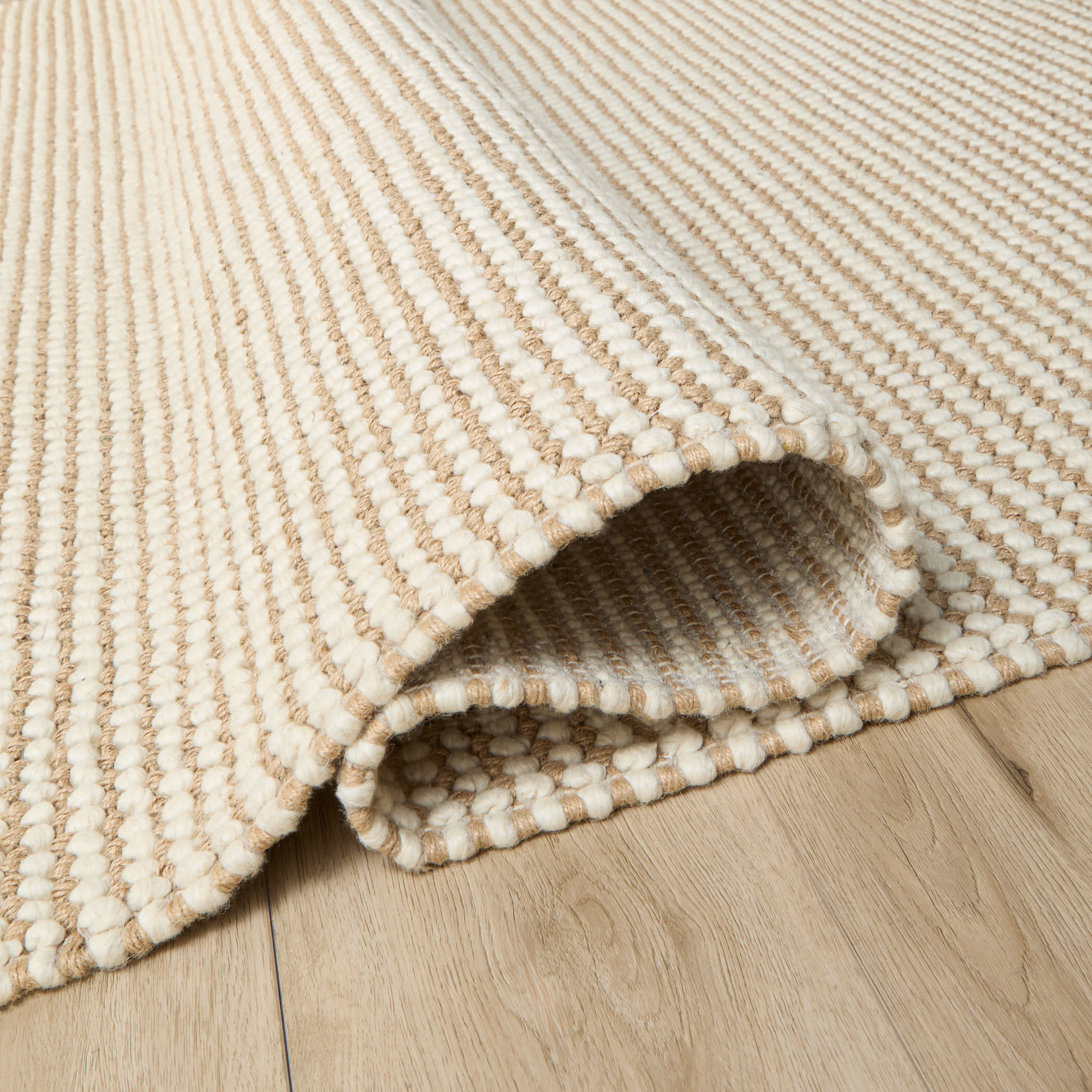 Latur 90 X 63 inch Neutral Rug in 5 x 7
