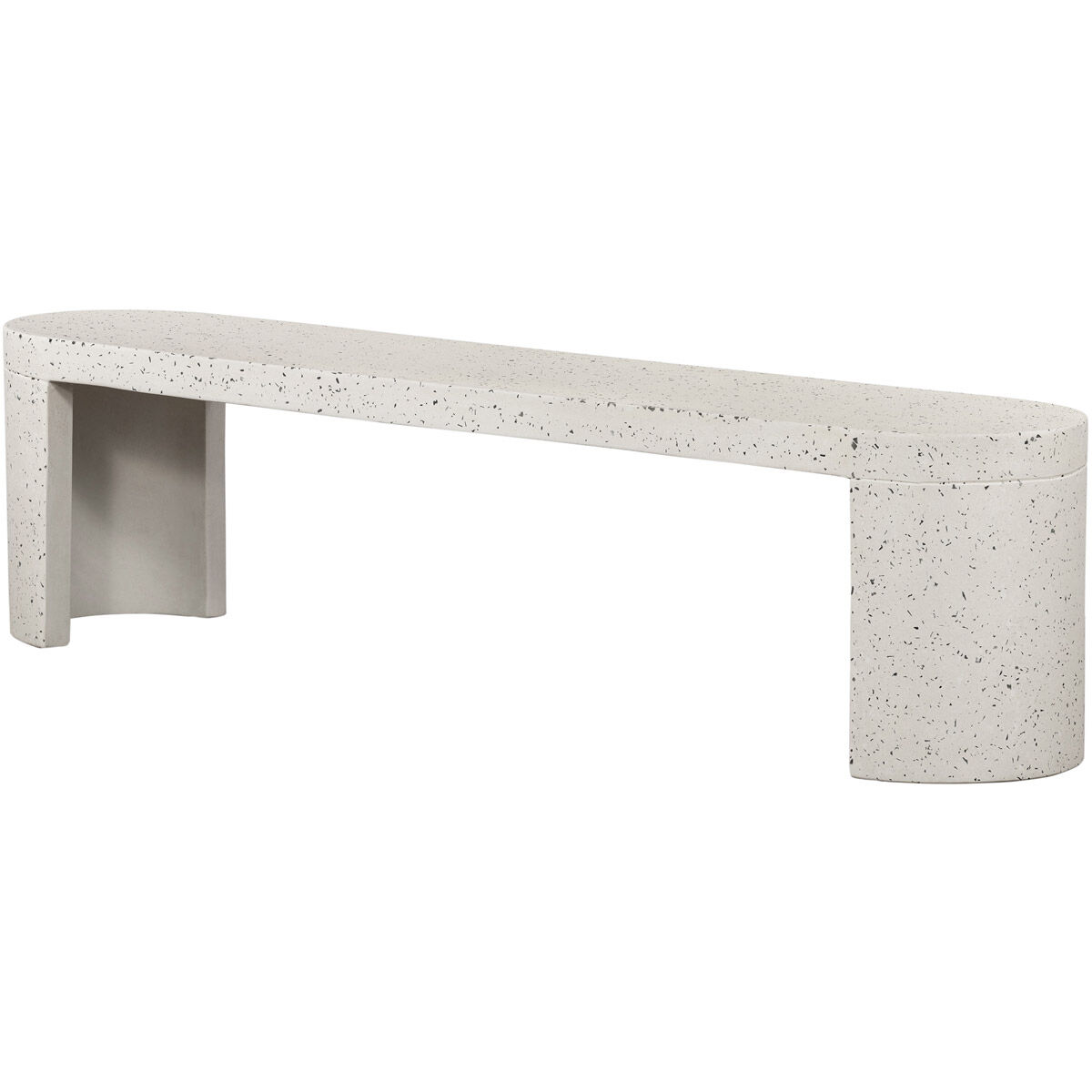 Lyon Grey Outdoor Bench