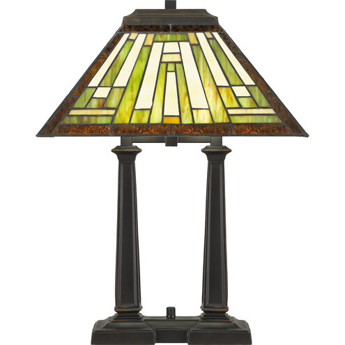 Decker 22 inch 75 watt Russet Table Lamp Portable Light