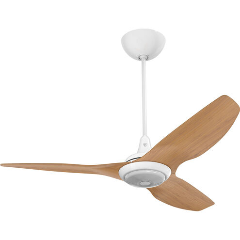 Haiku 52 inch White with Caramel Bamboo Blades Ceiling Fan