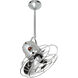 Matthews-Gerbar Bianca Direcional 13 inch Polished Chrome Ceiling Fan, Matthews-Gerbar