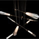 Flight 10 Light 39.9 inch Dark Smoke/Sterling Pendant Ceiling Light, Small