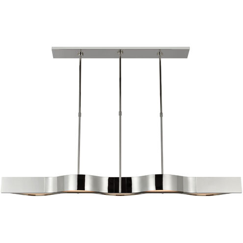 Kelly Wearstler Avant LED 60 inch Polished Nickel Linear Pendant Ceiling Light