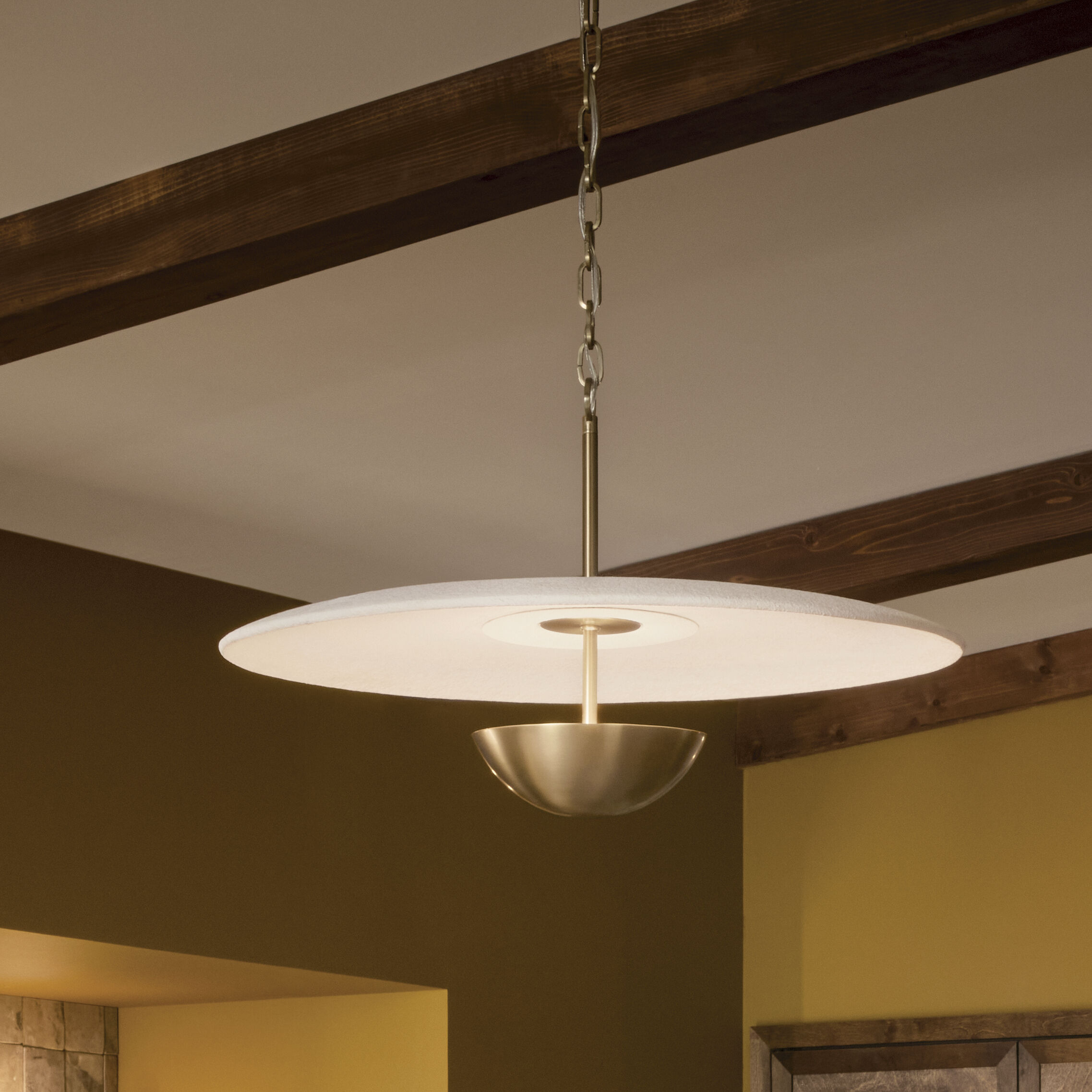 Mikale LED Champagne Bronze Pendant Ceiling Light