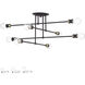 Delacroix 8 Light 35.00 inch Semi-Flush Mount