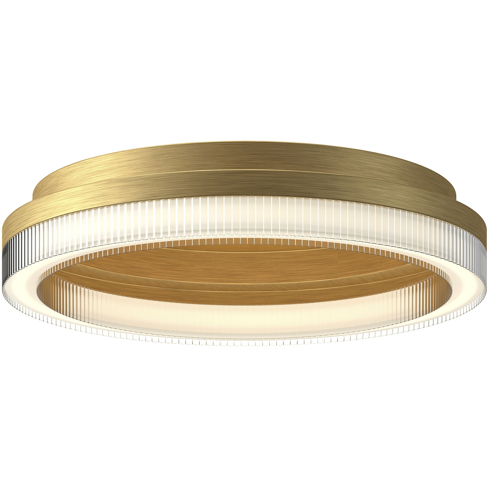 Calix LED 15.75 inch Brushed Gold Flush Mount Ceiling Light