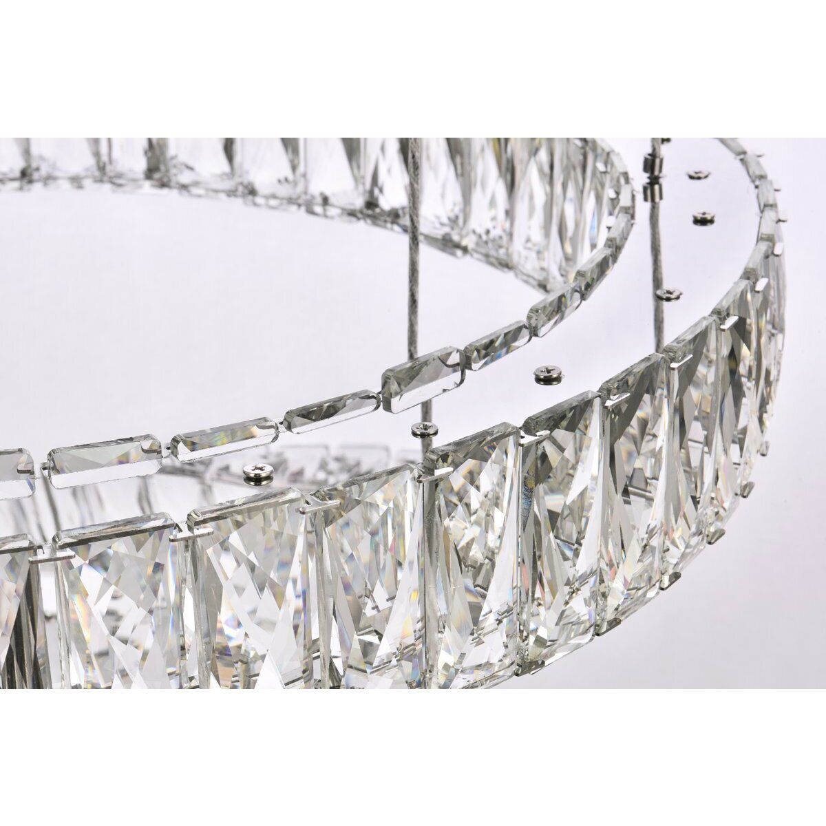 Monroe 7 Light 40 inch Chrome Chandelier Ceiling Light