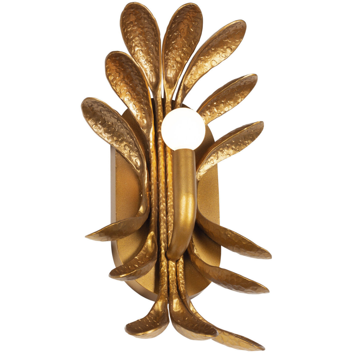 Botanica Wall Sconce Wall Light in Warm Gold
