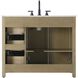 Alina 42 X 34 inch Linen Oak Bathroom Vanity Cabinet