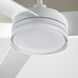 Cirque 56 inch Matte White Ceiling Fan