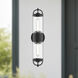 Alora Mood Lancaster 2 Light 21.13 inch Textured Black Outdoor Wall Light