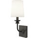 William Wall Sconce Wall Light in Deep Patina Bronze