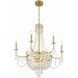 Haywood 9 Light 28 inch Aged Brass Chandelier Ceiling Light