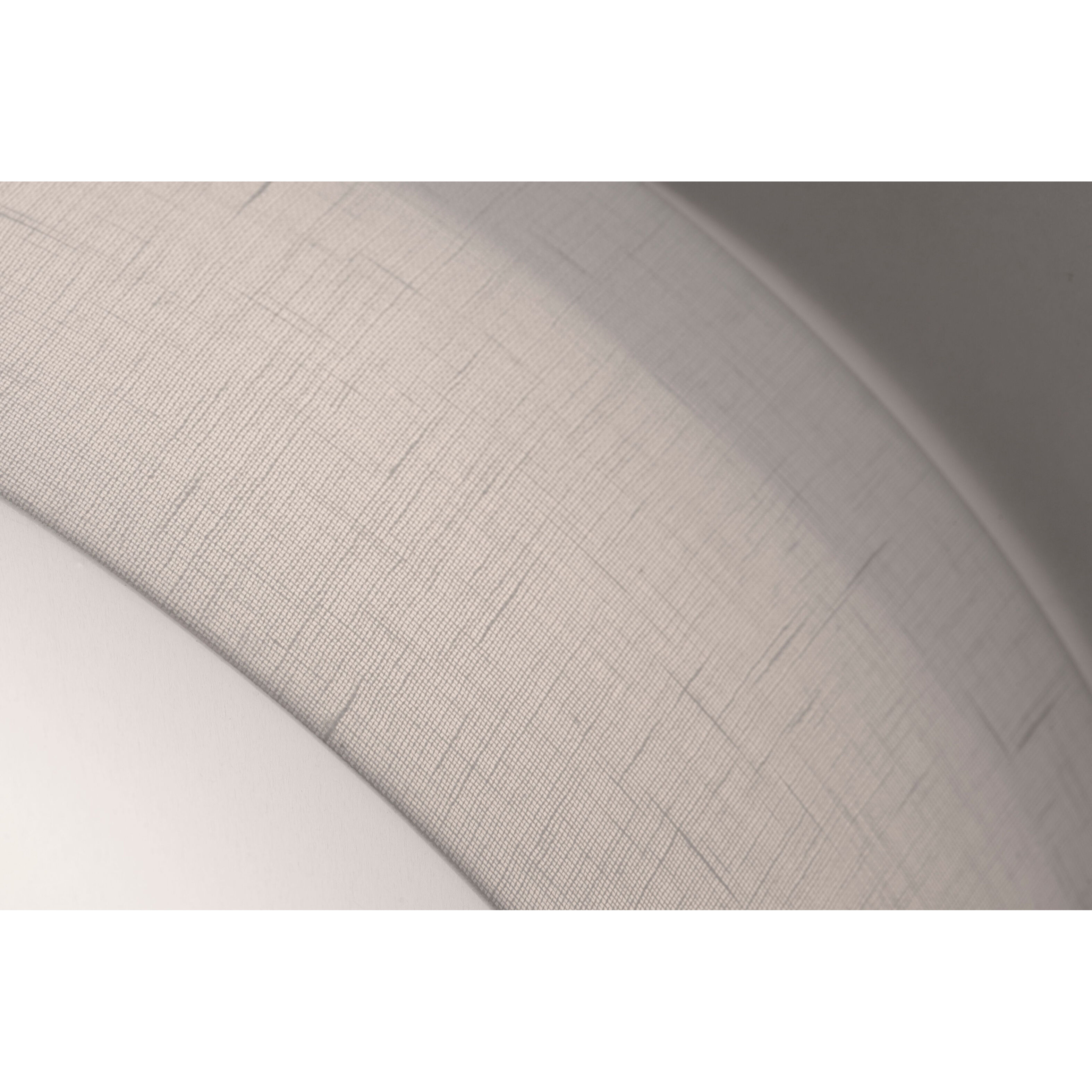 Anton 3 Light 24 inch Linen White Flush Mount Ceiling Light in Incandescent