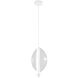 Embark 1 Light 11 inch White Pendant Ceiling Light