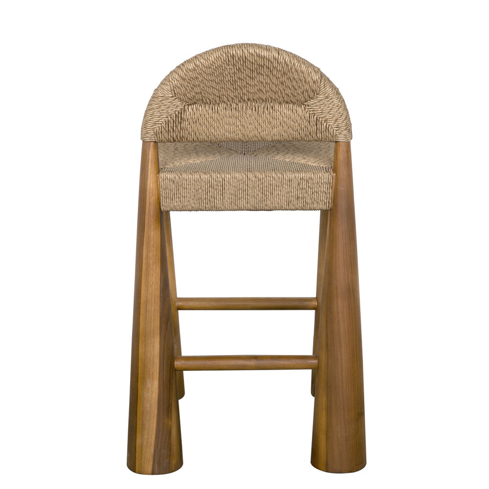 Laredo 34 inch Clear Coat Flat Counter Stool