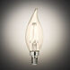 Branded Lamps LED F - Flame Tip C - E12 Candelabra 2.5 watt 120 2700K Light Bulb