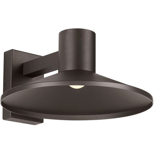 Sean Lavin Ash LED 14.3 inch Bronze Outdoor Wall Light in Dome, LED 90 CRI 3000K Low Output, No Options, Integrated LED
