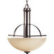 Riverside 3 Light 18.75 inch Heirloom Hall & Foyer Ceiling Light
