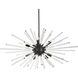 Sienna 10 Light 42 inch Black Pendant Ceiling Light