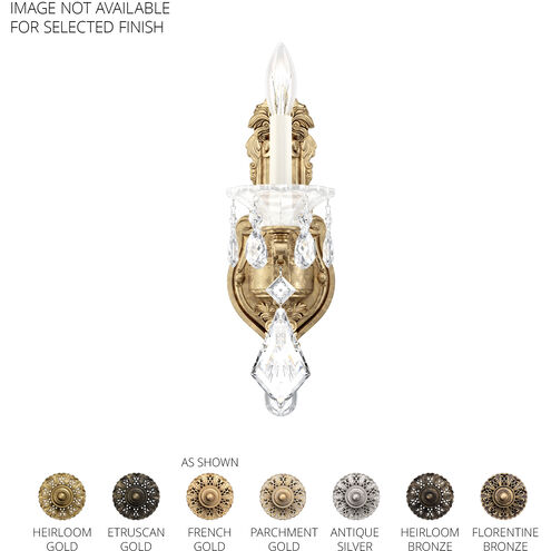 La Scala 1 Light 8 inch Etruscan Gold Wall Sconce Wall Light in Radiance