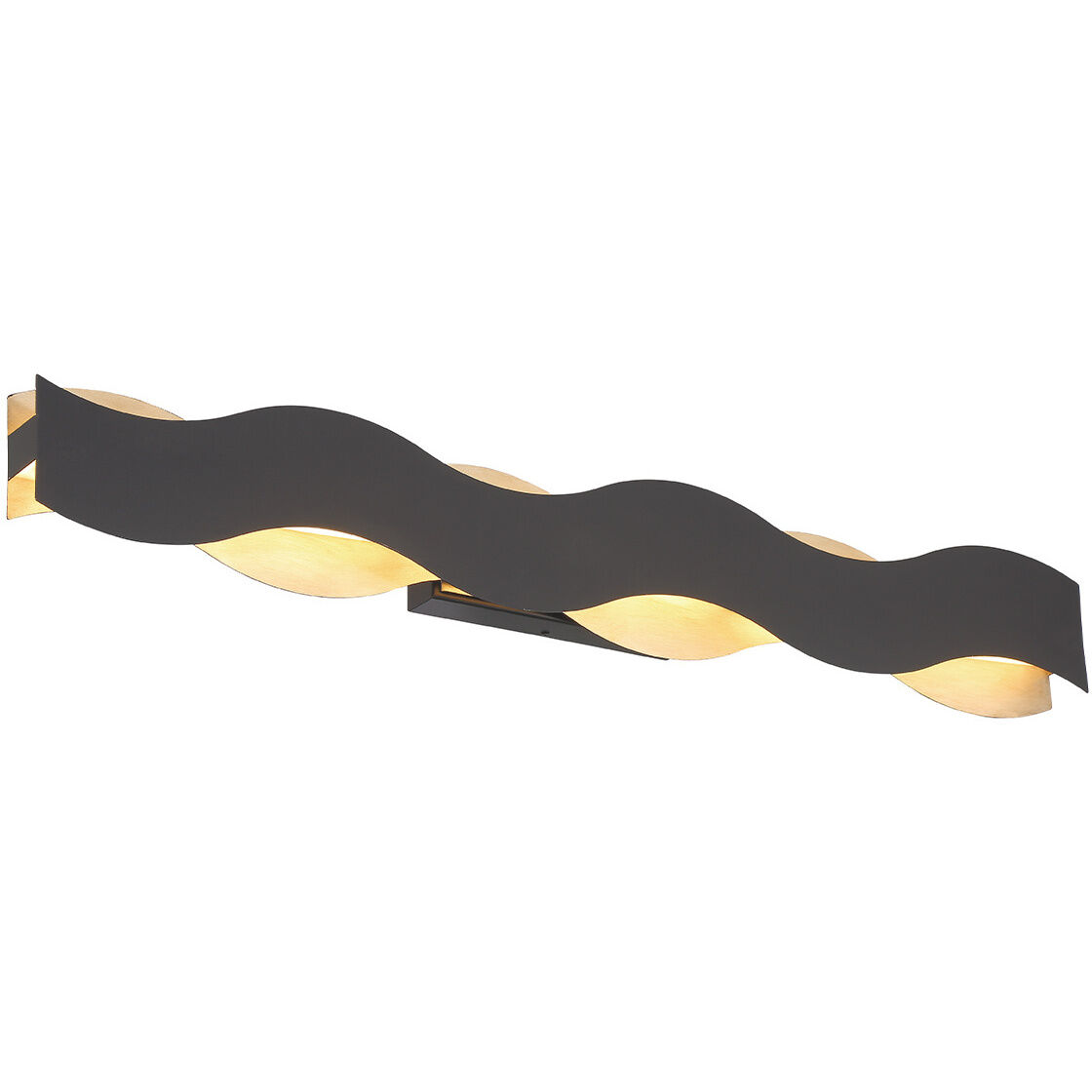 Vaughan LED 40 inch Silver and Black Vanity Light Wall Light