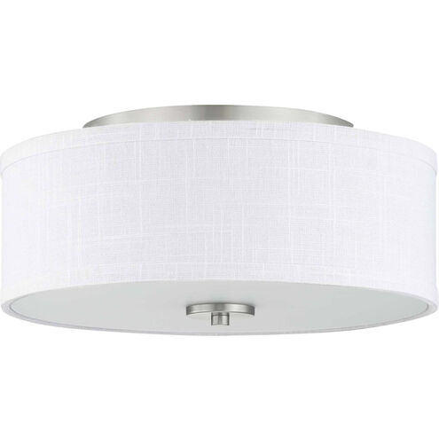 Briscoe 2 Light 13 inch Brushed Nickel Flush Mount Ceiling Light