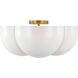 Christiane Lemieux Cheverny 4 Light 20 inch Burnished Brass Semi-Flush Mount Ceiling Light