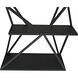 Sutro 80 X 36 X 18 inch Matte Black Shelf