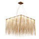 Fountain Ave LED 24 inch Gold Hanging Chandelier Ceiling Light
