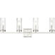 Iversen 4 Light 29.75 inch Brushed Nickel Vanity Light Wall Light