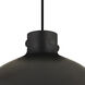 Newton Sphere 1 Light 18 inch Matte Black Pendant Ceiling Light