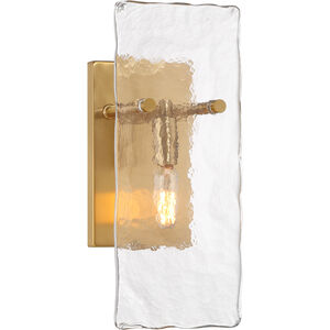 Genry 1 Light 5.5 inch Warm Brass Wall Sconce Wall Light