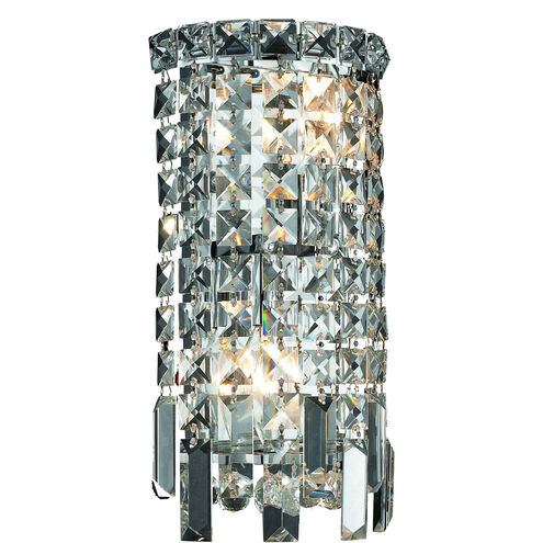 Maxime 2 Light 6 inch Chrome Wall Sconce Wall Light in Royal Cut