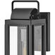 Heritage Sag Harbor LED 16 inch Black with Burnished Bronze Outdoor Wall Mount Lantern, Small