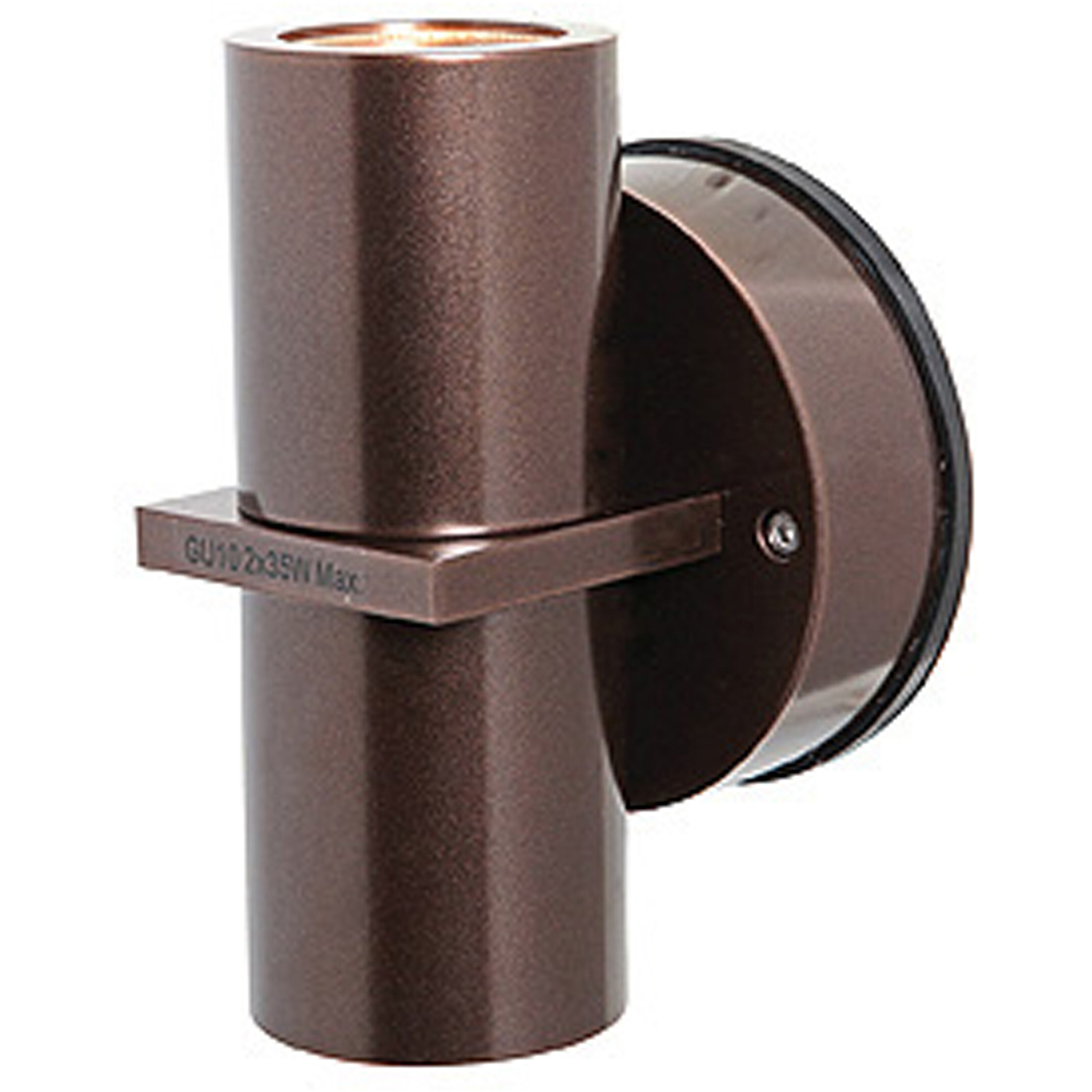 KO 2 Light 6.5 inch Bronze Outdoor Wall