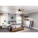 Romulus 54 inch Noble Bronze with American Walnut/Greyed Walnut Blades Ceiling Fan 