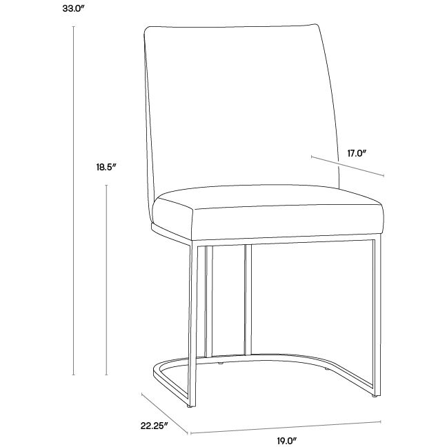 Rayla Belfast Oatmeal Dining Chair, Set Of 2