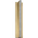 Kelly by Kelly Wearstler Linea Sconce Wall Light in Hand Rubbed Antique Brass