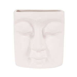 Peaceful Buddha 9 X 8 inch Vase