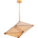 Canada 9 Light 12 inch Gold Chandelier Ceiling Light