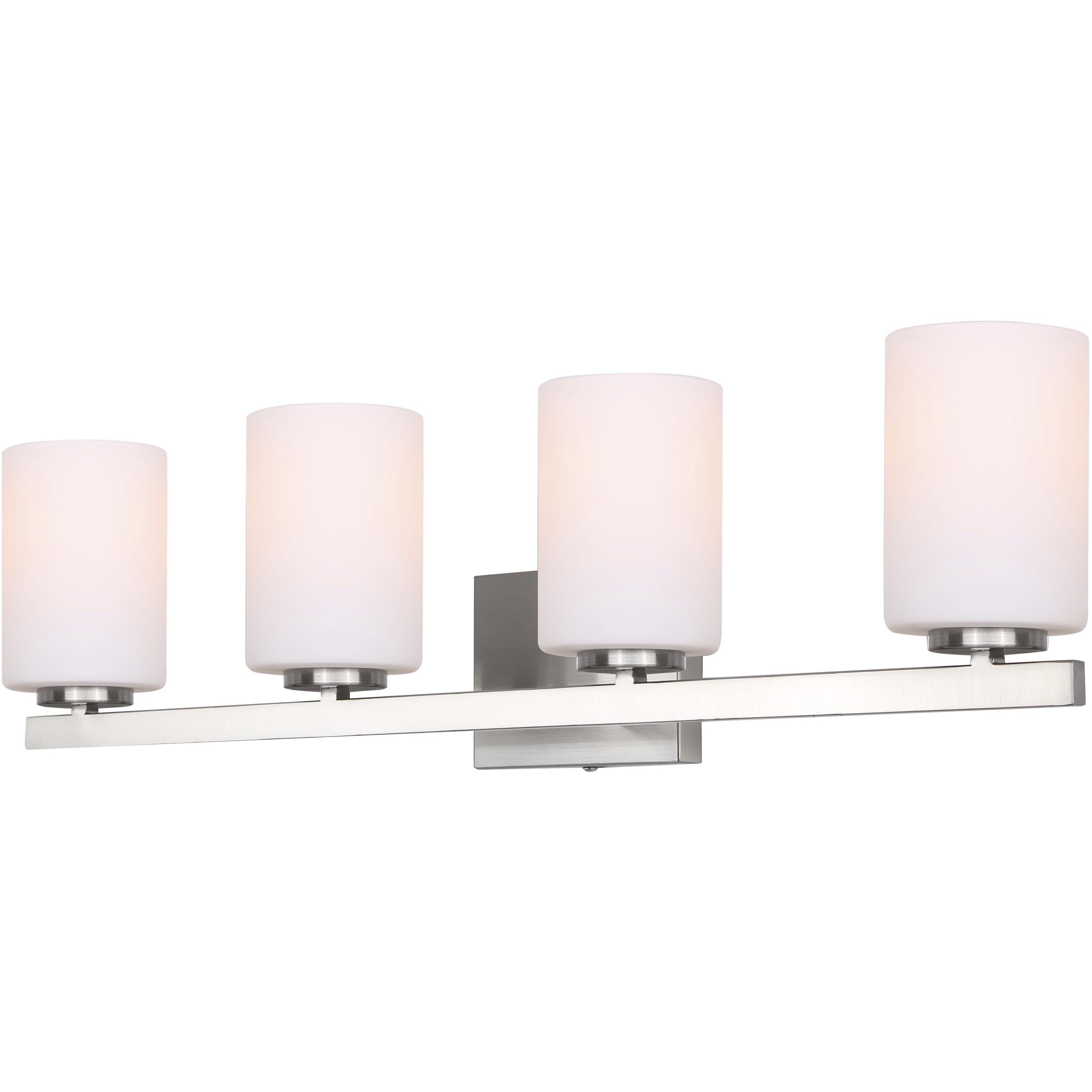 Jae 4 Light 31 inch Brushed Nickel Vanity Light Wall Light