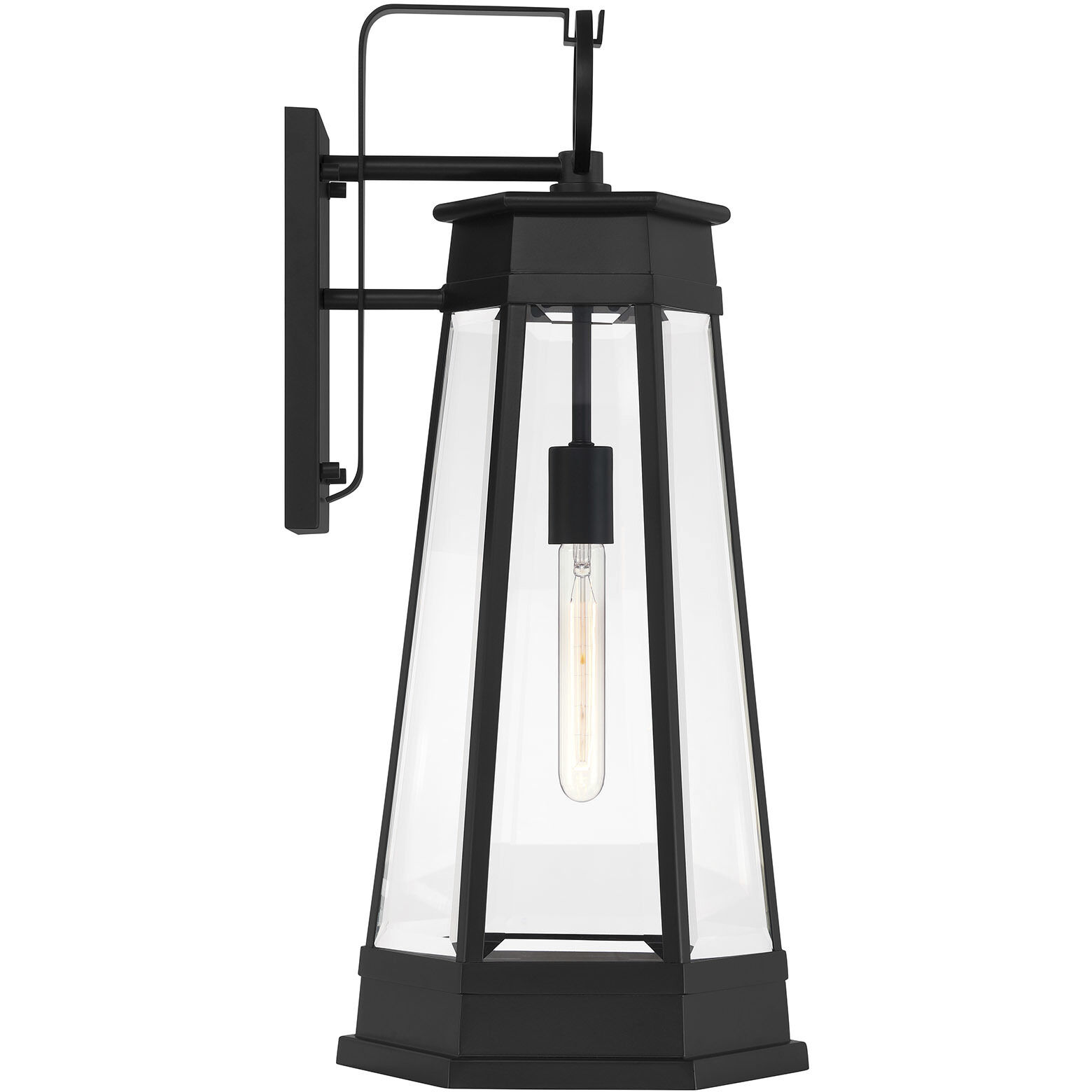 Payne 1 Light 25.5 inch Matte Black Outdoor Wall Lantern