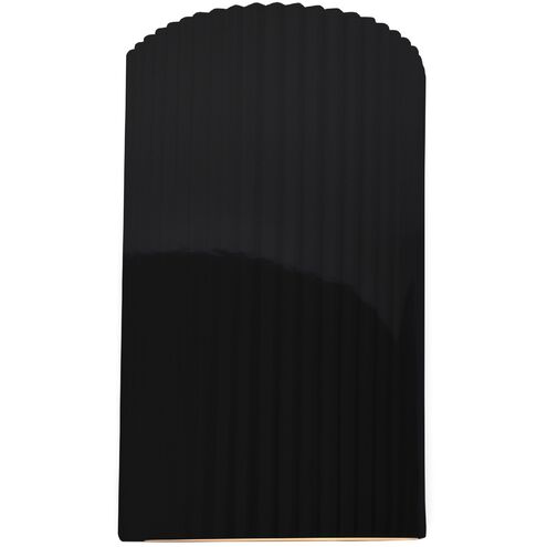 Ambiance LED 5.75 inch Gloss Black ADA Wall Sconce Wall Light
