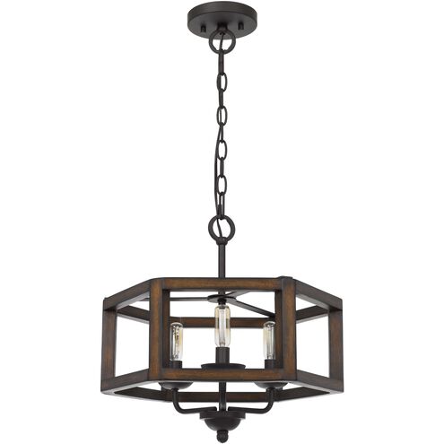 Renton 3 Light 16 inch Oak Chandelier Ceiling Light