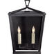 Chapman & Myers DarlanaO 2 Light 14 inch Bronze Outdoor Wall Lantern, Small