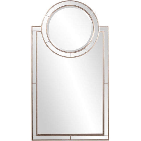 Cosmopolitan 44 X 24 inch Silver Leaf Wall Mirror