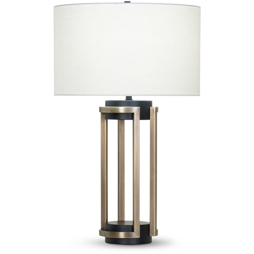 Carmel 27.5 inch 150.00 watt Antique Brass and Black Matte Table Lamp Portable Light