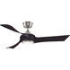 Wrap Custom Dark Walnut 23.98 inch Each Fan Blades